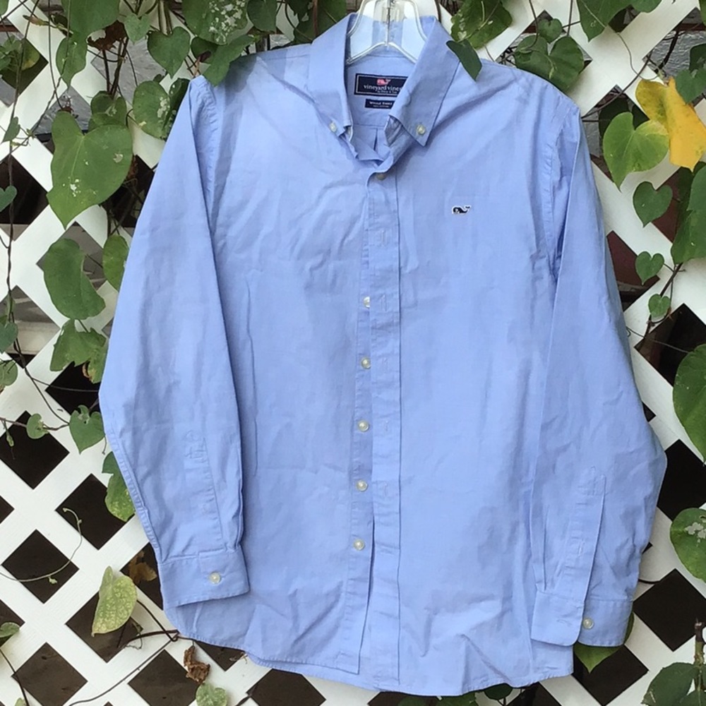 VINEYARD VINES BOYS  LONG SLEEVES DRESS SHIRT